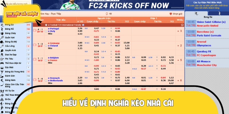 Sơ lược về kèo nhà cái là gì? 